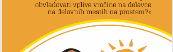 Nov vodnik za varno delo na prostem v času vročinskih valov